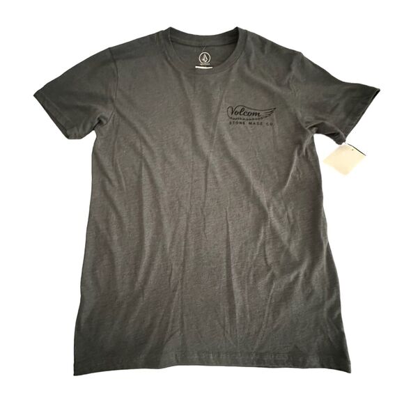 Volcom Stone Made Co. Graphic T Shirt Men's Small Short Sleeve Blue NEW - Picture 1 of 4